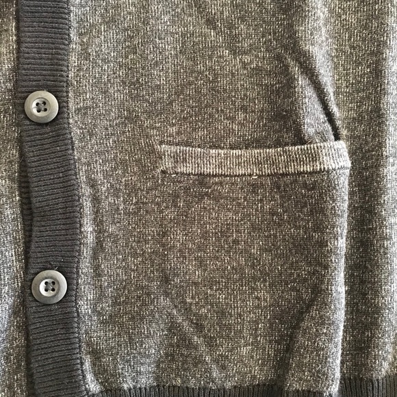 Express Men’s Cardigan Sweater with Ribbed Collar - Picture 8 of 13